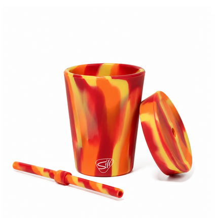 Silicone 8 oz Kids Straw Tumbler