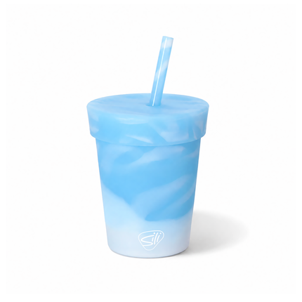 Silicone 8 oz Kids Straw Tumbler