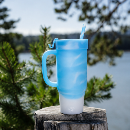 Silicone 32 oz Humbler (Handled Straw Tumbler)