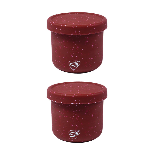 Silipint Silicone 10 oz Speckled Collection Lidded Bowl