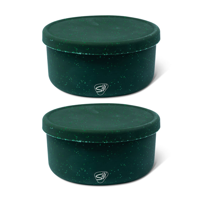 Silipint Silicone 30 oz Lidded Bowl Pack of 2