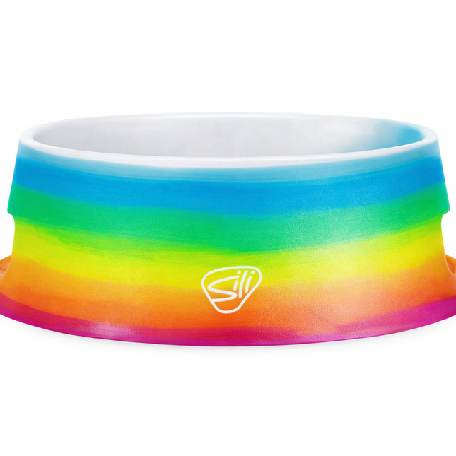 Silipint Silicone Foldable 1L Aqua-Fur Dog Bowl