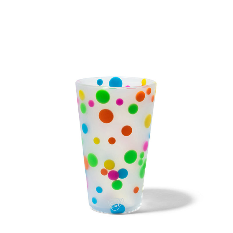 16 oz pint cup - polka dot