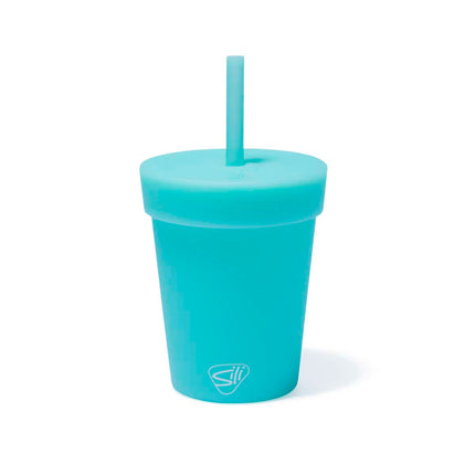 Sale Silipint Silicone 8 oz Kids Straw Tumbler