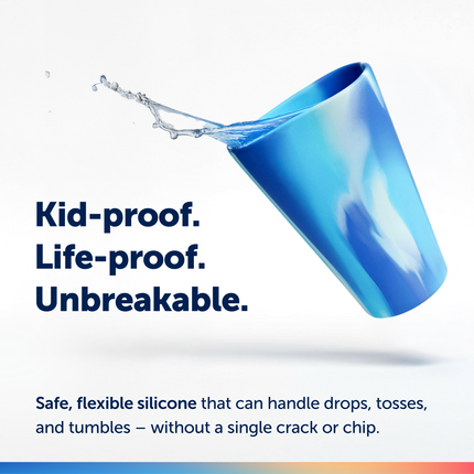 Silipint Silicone 16 oz Pint Glass Pack of 2