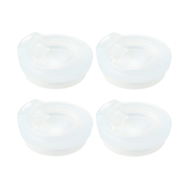 Silipint Silicone 8oz 2-in-1 Lid Pack of 4