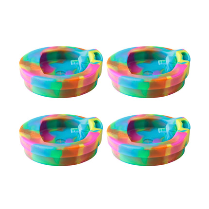 Silipint Silicone 8oz 2-in-1 Lid Pack of 4