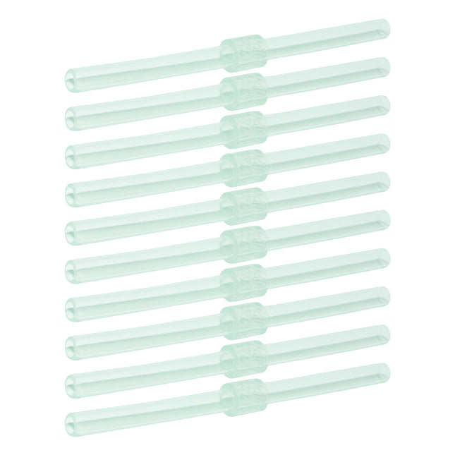 Silipint Silicone Long Stopper Straw Pack of 10