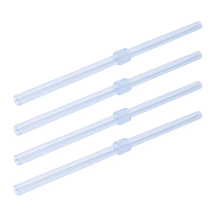 Silipint Silicone Long Stopper Straw Pack of 4