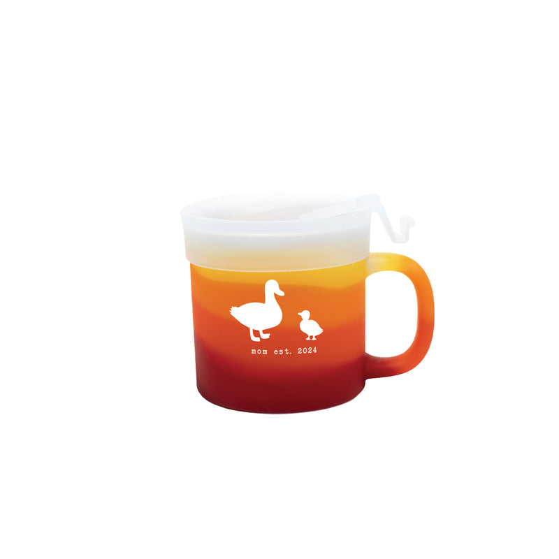 16 oz coffee mug with established in 2024 - marigold