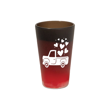 16 oz Pint Glass - Love Truck