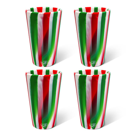 Silipint Silicone 16 oz Pint Glass Pack of 4