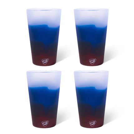 Silipint Silicone 16 oz Pint Glass Pack of 4