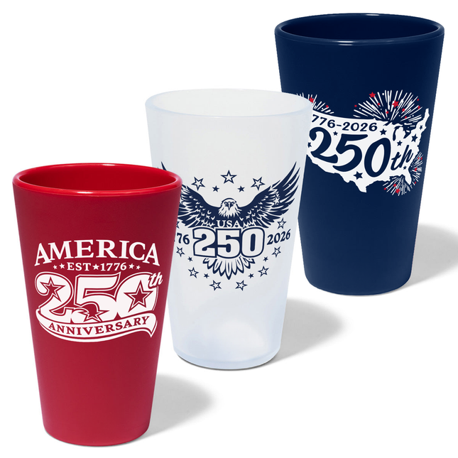 Silipint Silicone America 250 Anniversary 16 oz Pint
