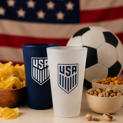 Silipint x WinCraft Officially Licensed USA Soccer- 16 oz Pint