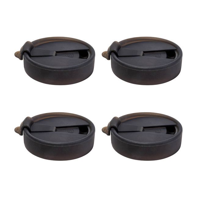 Silipint Silicone 12 oz Rocks & Wine Flip Lid Pack of 4