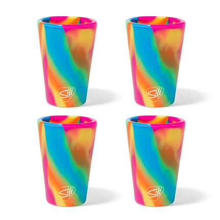 Silipint Silicone 1.5 oz Silishot Shot Glass Pack of 4