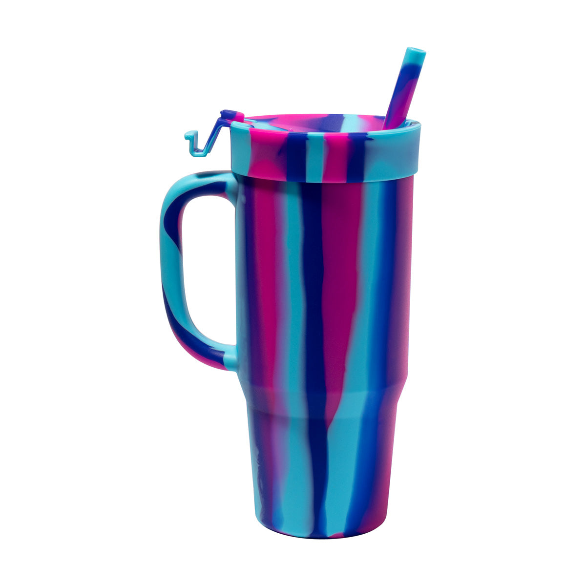 Customized Silipint Silicone 32 oz Humbler (Handled Straw Tumbler) Drippy