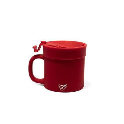 16 oz Coffee Mug with Lid - Classic Red