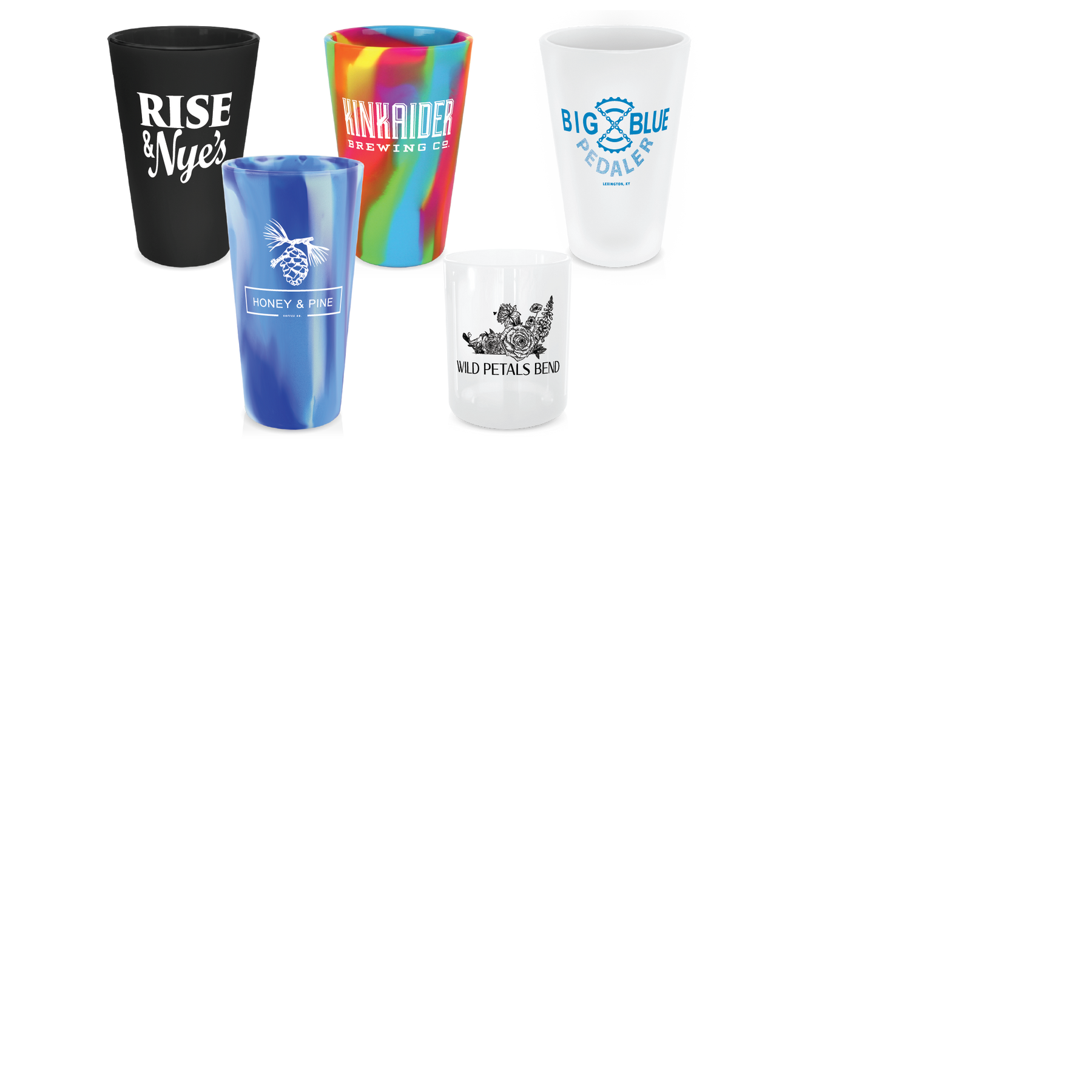 Customized Silicone Pint Glasses