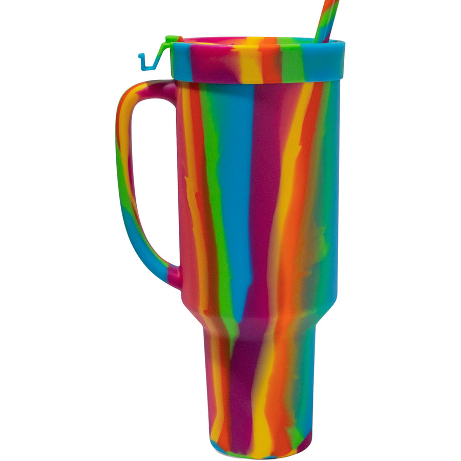 Silipint Silicone 64 oz WTFumbler (Handled Straw Tumbler)