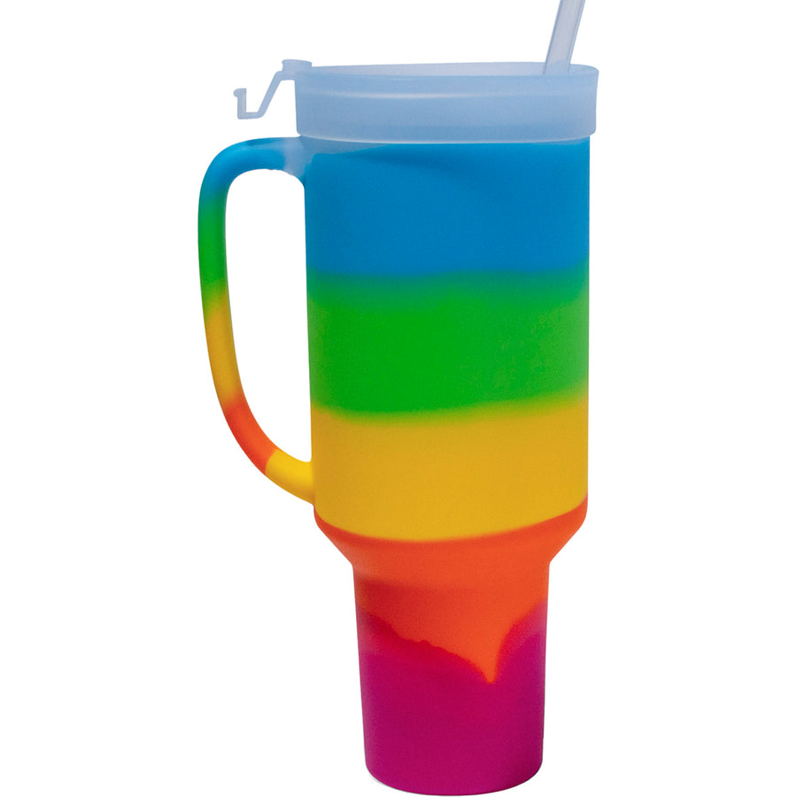 Silipint Silicone 64 oz WTFumbler (Handled Straw Tumbler)