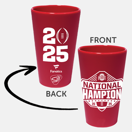 Silipint Silicone 16 oz Ohio State National Championship Pint